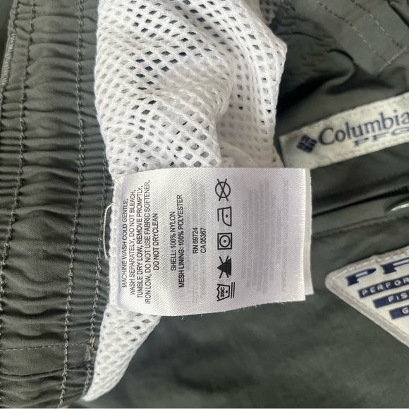 Men's Columbia PFG Convertible Zip Away Pants XL - Picture 5 of 5